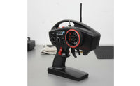 High Simulation Design RC Controller Steering Wheel Upgrade Kit Thickened Sponge Grip Transmitter Handwheel with Brake Disc CNC Machined RC Transmitter Steering Wheel