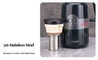 Long-Lasting Insulation Tea Steeping Vacuum Flask Anti Insulated Pot with Infuser Complimentary for Families, Hosts, Home, Kitchen, Outdoor