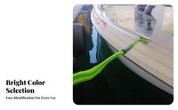 2 Pieces Stretch Boat Rope with Hook Shock Absorbing Elastic Docking Rope Elastic Dock Tie Long-Lasting Bungee Dock Line Sturdy