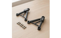 Headlight Side Brackets CNC-Machined Motorcycle Headlight Bracket Aluminum Alloy Modified for Commuters, Front End Upgrade