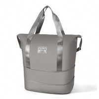 Expandable Travel Bag Large Capacity Travel Bag with Trolley Sleeve Waterproof for Travelers, Weekend Trips, Gym