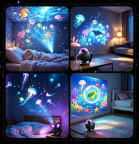 New Cross-border Haizhou Star LED Projection Lamp with 24 Patterns, Starry Sky, Christmas, Ocean, Music Sleep Aid Light