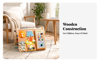 Colorful Children's Plaything Plaything Foldable Busy Board Interactive for Children