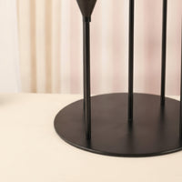 5-Arm Candelabra Sleek Five-Arm Candelabra Taper Candle Holder Stable Candlestick Holder Stand Sturdy for Event Planners