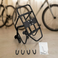 Rear Bike Cargo Rack Aluminum Alloy Bike Cargo Rack Rigid for Commuters, Tourists, Commuting, Expeditions, Mountain Bikes