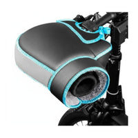 Windproof Winter Handlebar Gloves Thick Fleece Lining Waterproof Handlebar Muffs Foldable Design for Cyclists, Outdoor Commuting, Rainy Days