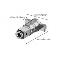 Universal Fit Square to Hex Adapter Heavy Duty Electric Wrench Adapter Secure Grip Socket Converter Rust Resistant for Garage