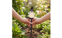 Garden Light with Witch Hat Wireless Solar Stake Light Lights Textured for Lawn, Flower Beds