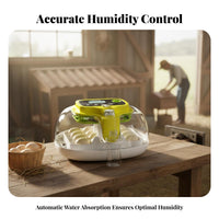 Forced Air Circulation Incubator with Humidity Control Built-in LED Candler Automatic Egg Incubator Easy to Clean Egg Hatching Machine Single-Press Operation for Hobbyists, Beginners, Kids, Science Projects, Classroom