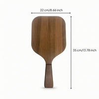 Walnut Paddle Racket Wood Paddle Racket with Ball Premium for Outdoor Use