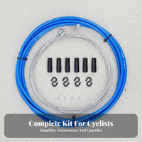 All-Terrain Bike Street Bike Repair Wire Effortless PTFE Liner Cycle Brake Wire Set Cycle Derailleur Wire Kit Rust Withstand Ant