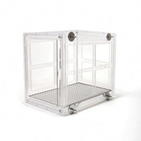 Bird Cage with Stainless Steel Mesh Clear Hanging Bird Cage Sturdy for Home