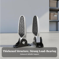 2 Pieces Electric Scooter Folding Footrests Small & Portable Foldable Foot Pegs Universal Rear Footrest Easy Installation