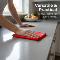 Microfiber Cleaning Cloths for Kitchen and Household, Super Absorbent Dish Drying Towel Set, Reusable for Professional Cleaners, Dishwashing