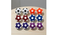 12 Pieces Eco-Friendly Resin 36mm Foosball Multi-Color Foosball Replacement Ball Heavyweight Game Equipment Long-Lasting for Party