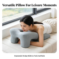 Hands-Hands-Hands-off S Hands Prone Sleeping Pillow Breathable Material Stomach Sleeping Support Pillow Pressure Relief for Seniors, Bedroom