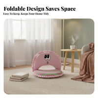 Foldable Design Adjustable Floor Lounger Space-Saving Adjustable spine supportrest Lounger Multi-Functional floor mat Seat Comfortable Cushioning for Students, Young Adults, video game enthusiasts, Bedroom, Dorm Room, studying corner, Relaxing