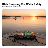 Grown-up Flotation Vest Lightweight Grown-up Flotation Vest Watersports Flotation Vest Adjustable Fit Watersports Buoyancy Aid