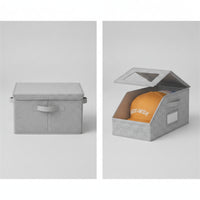 Dustproof Hat Storage Box with Clear Window Portable Hat Organizer with Clear Window Foldable Baseball Cap Storage Box Safeguarding for Shelf