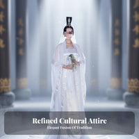 Guanyin Bodhisattva Costume Detailed Artistic Adventure to the West Costume Chinese Deity Cosplay Set for Adults, Cosplayers, Halloween