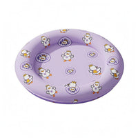 Padded Cooling Pet Bed Cushioned Supportive Rim Pet Bed Character Print for Summer