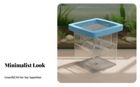 Guppy Breeder Container High Clearness Buoyant Breeder Box Fry Hatchery Unit Transparent Aquatic Habitat Fry Separator