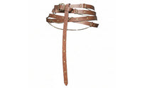 Belt with Chains Adjustable Belt with Embossed Patterns Viking for Cosplayers