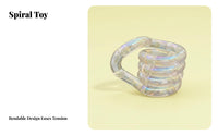 Endlessly Twistable Wacky Tracks Fidget Stress Relief Wacky Track Focus Training for Children, Adults, Travel, Office