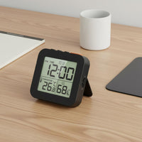 Double Alarms Multifunction Electronic Clock Multifunctional Timekeeping Device Battery Operated Home Electronics Snooze Function for Kitchen