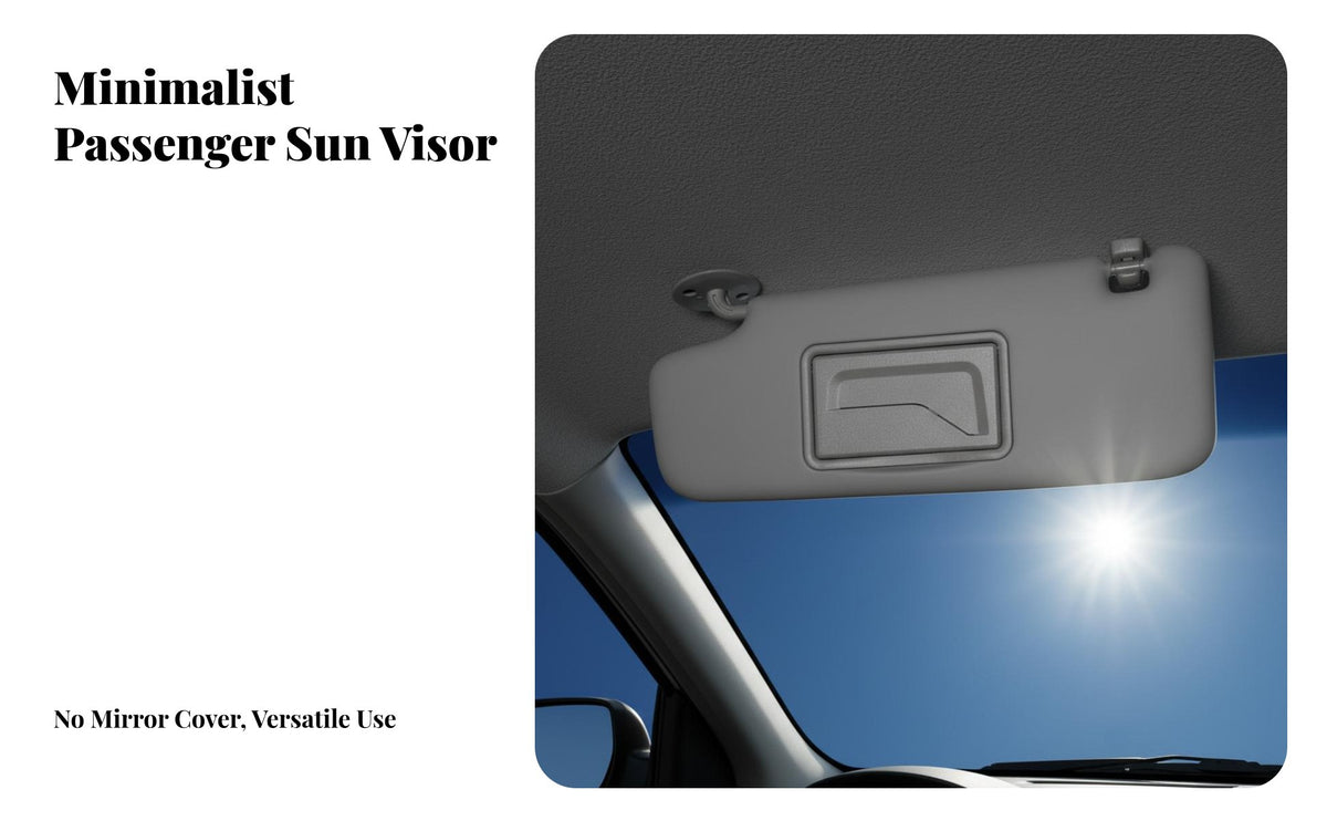 Sun Visor with Vanity Mirror Easy Installation Replacement Sun Visor Material Automotive Part