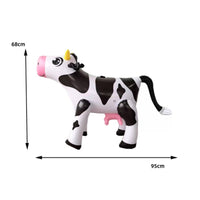 Inflatable Cow PVC Farm Decor Easy to Inflate