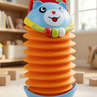 Accordion Toy with Easy-Grip Infant Accordion Early Educational Hand Pull Toy for Infants, Car Ride