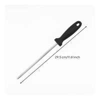 Sharpening Rod Versatile Sharpening Steel Rod High Hardness Honing Steel Comfortable Grip for Home Cooks, Chefs, Restaurant, Butcher Shop