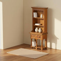 Dollhouse Bookcase Vintage Style Dollhouse Bookshelf Compact Size Mini Bookshelf for Model Scene
