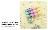 Interlocking Ball and Rod Toy Develops Spatial Thinking Ball and Building Set Promotes Creativity Geometric Construction Toy for Kids, Classroom