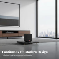2 Pieces Stable Base Surround Speaker Stand Strong Load-Bearing Surround Sound Speaker Stand Heavy-Duty Stability Hidden Wire Management for Home Theater Enthusiasts, Living Room