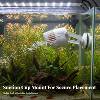 Aquarium Water Circulator Pump Suction Cup Mount Double Head Aquarium Pump Adjustable Direction Fish Tank Water Pump