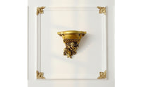 Wall-Attached Candle Holder with Display Shelf Sturdy Wall Sconce with Shelf Candle Sconce for Entryway