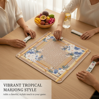 Mahjong Table Mat Non-Slip Wear-Resistant Sound-Dampening Tablecloth