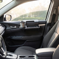 Car Window Organizer with Cup Holder No Drilling for Road Trips, Drivers