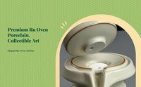 Semi-Automatic Gongfu Porcelain Tea Set, Rotating Brewer