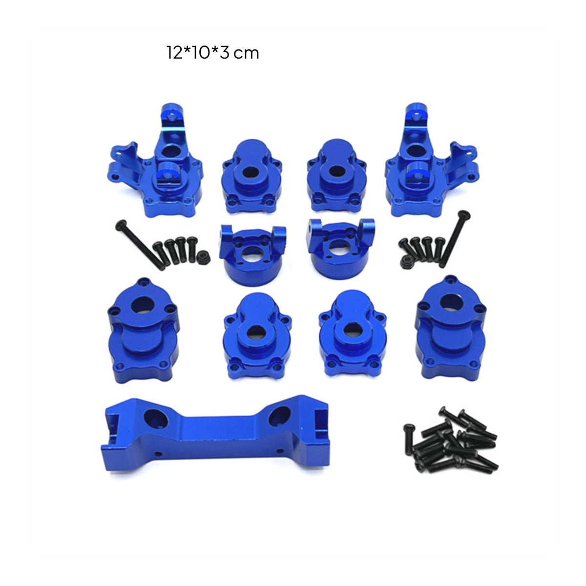 C-Shaped Bracket Mount Set Alloy Hub Hub Exact Precision Metal Steering Joint for Rc car