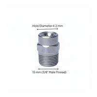 Adjustable Solid Cone Nozzle Long-Lasting High Pressure Atomizing Nozzle Wear-Resistant for Dust Control, Cooling Systems, Irrigation
