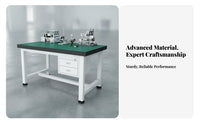 High Load Capacity Heavy-Duty Workbench Wear Resistant Industrial Assembly Table Adjustable Non-Slip Feet Steel Frame Work Bench for Factory Workers, Technicians, Laboratory, Warehouse, Garage, Basement