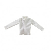 1/8 BJD Doll Shirt Tailored Button-up Doll Shirt Long Sleeves Toy Clothing