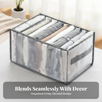 3 Pieces Underwear Compartment Box Set foldable Drawer Divider Foldable