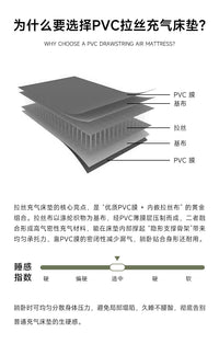 春山多功能充气床垫拉丝户外露营单人行军帐篷气垫床便携式打地铺