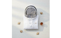 Overall Garment Full-Body Suit with Hood Elastic Bee Suit with Head Netting for Children, Young People, Backyard Hives, Farms