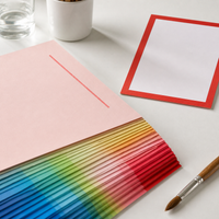 Colored Cardstock Paper for Art and Craft, A4/8K, 250GSM Thick, for Painting and DIY Projects