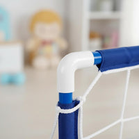 Easy Assembly Kids Portable Soccer Goal Stable Frame Indoor Outdoor Soccer Set Parent-Child Interaction Children's Football Training Net for Toddlers, Beach, Backyard